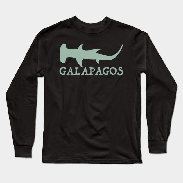 Galapagos Hammerhead Long Sleeve T-Shirt by SNK Kreatures